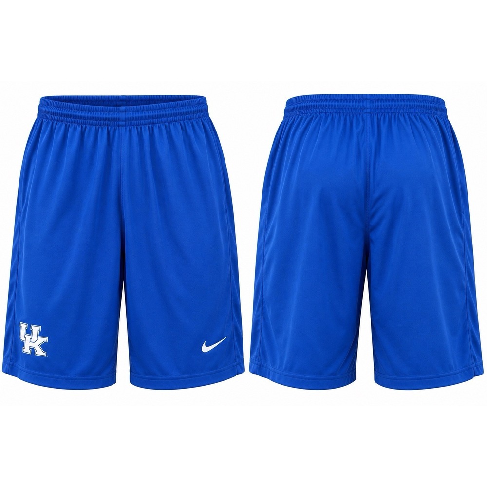 Nike Team Kentucky Wildcats Football Shorts Men 3XL Royal Blue Fit Dry UK NWT